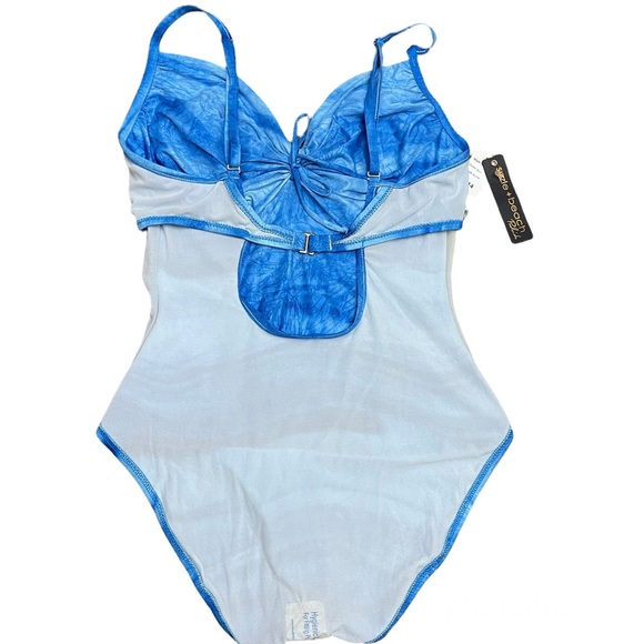 SIZZLE BEACH | ONE PIECE SWIMSUIT | SZ 14 | NWT - Picture 6 of 7